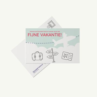 Drukwerk vakantie - Design Domein - Reclamebureau in Bodegraven-Reeuwijk